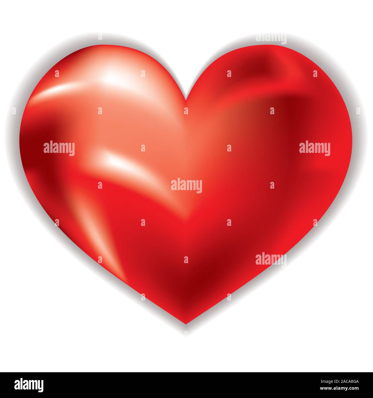 love heart shimmer Stock Photo