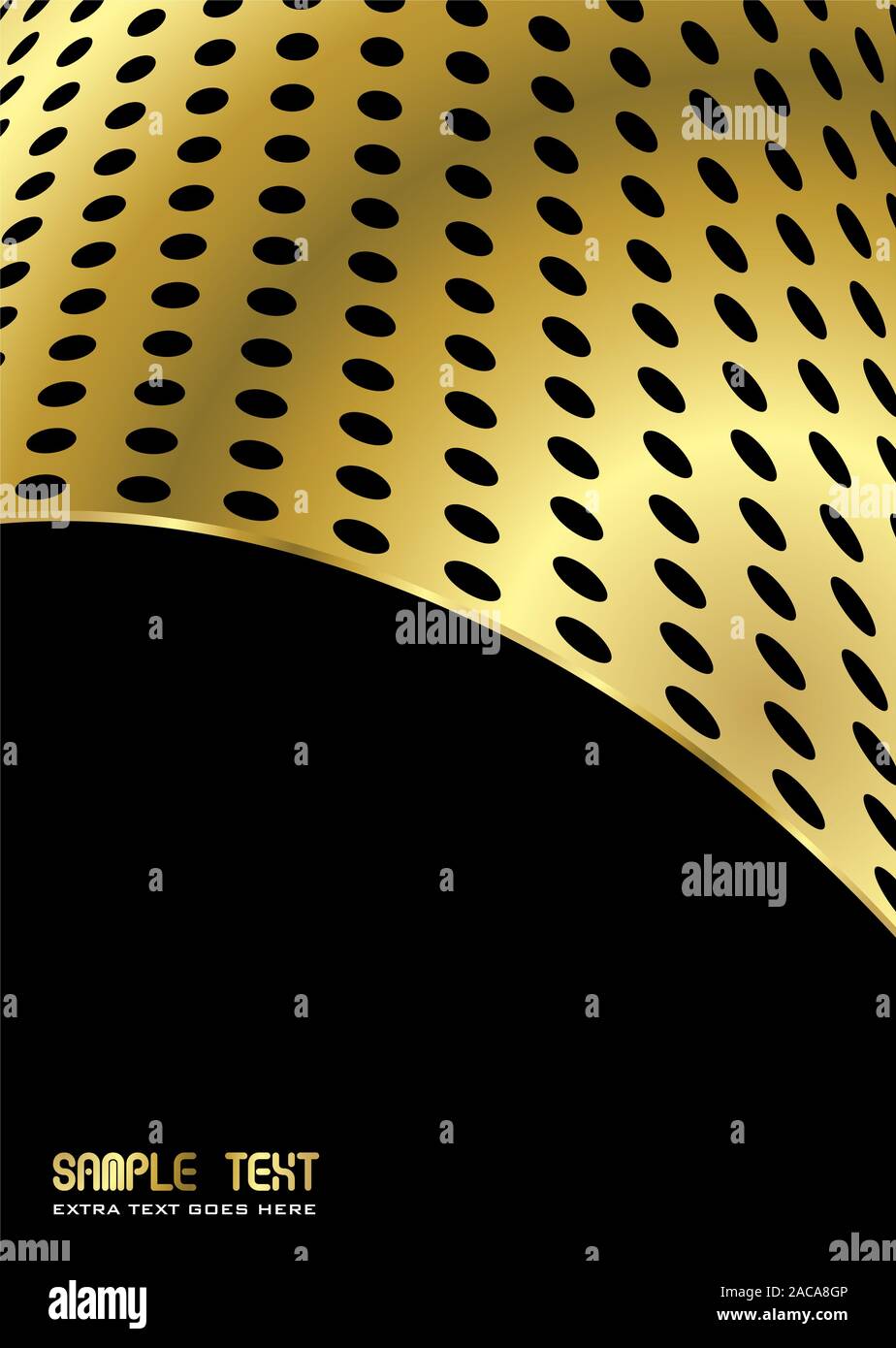 metal bend gold Stock Photo Alamy