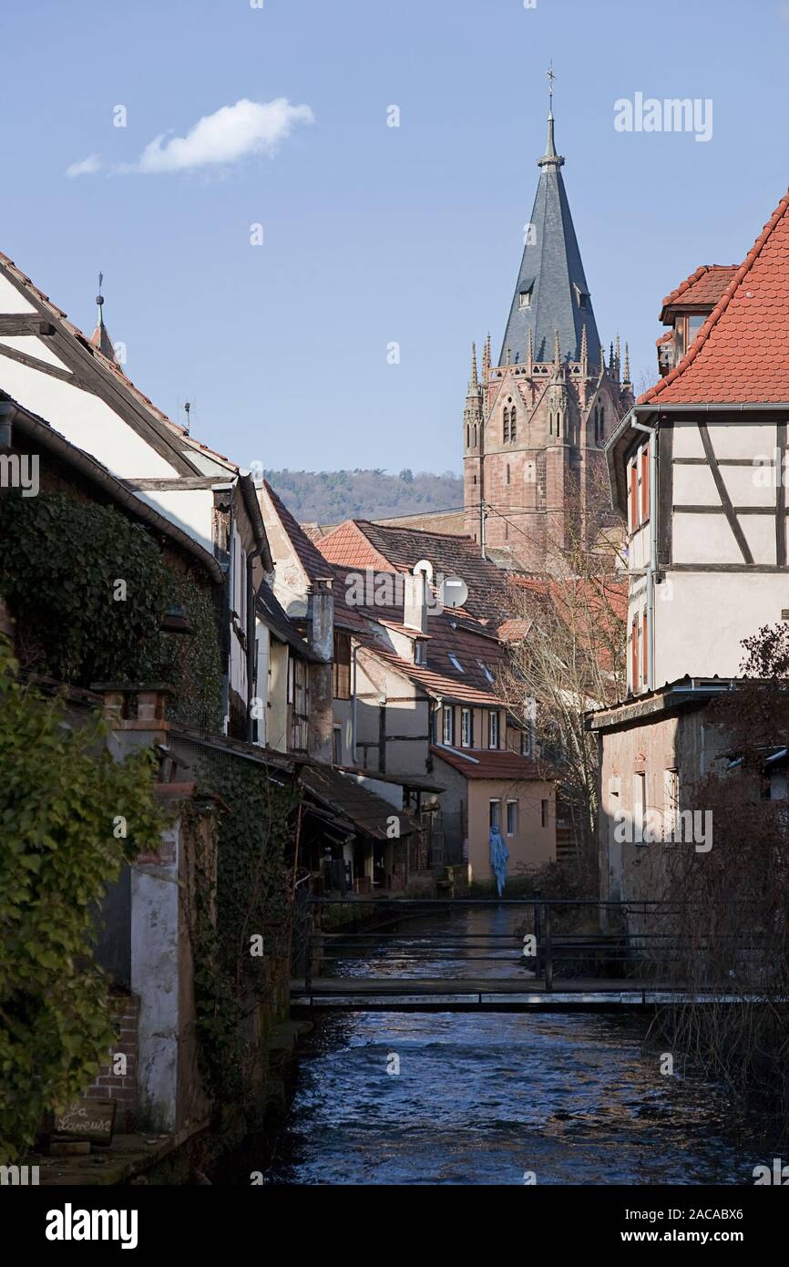 Gerber quarter in Weißenburg Stock Photo