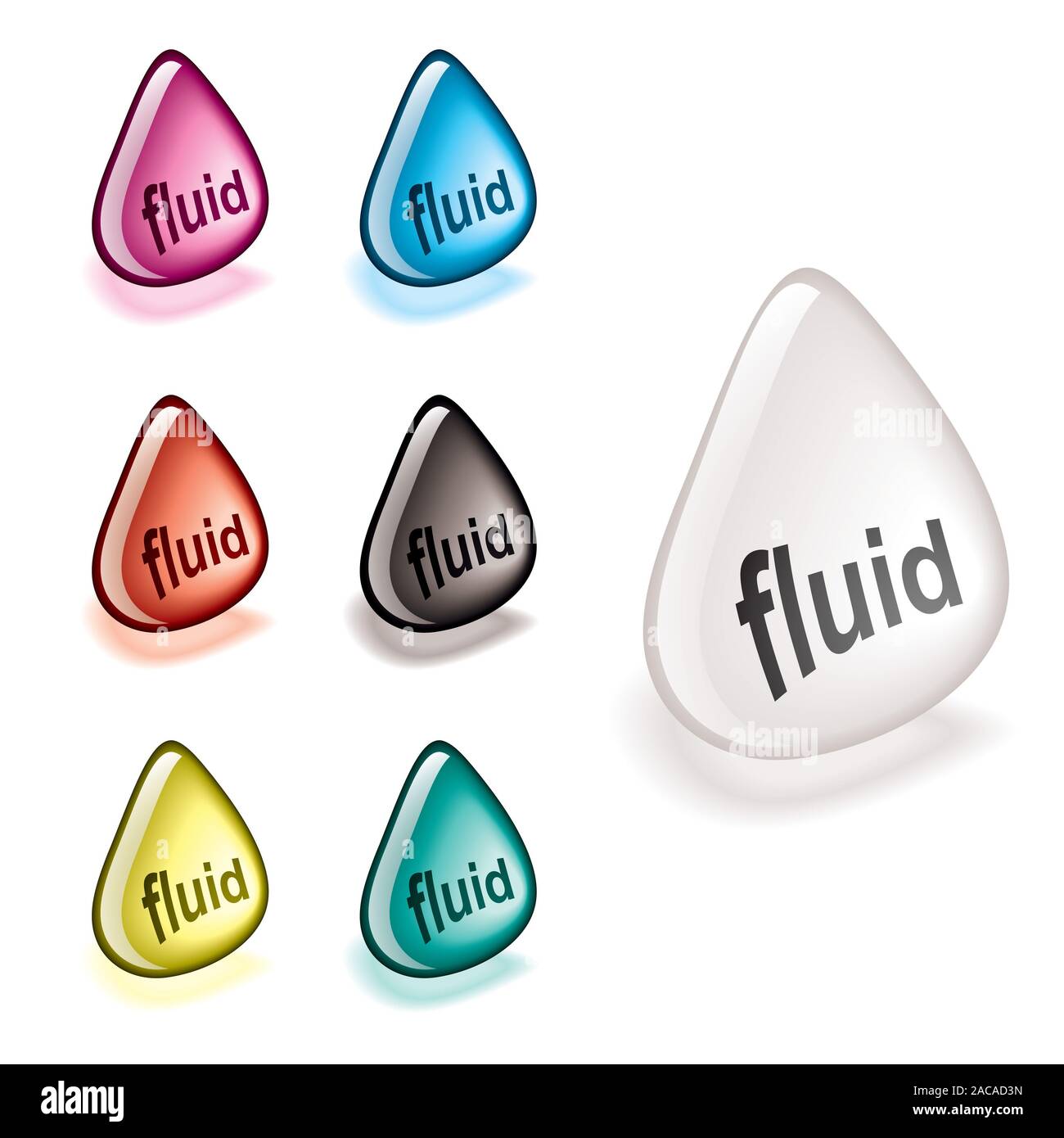 fluid droplet Stock Photo