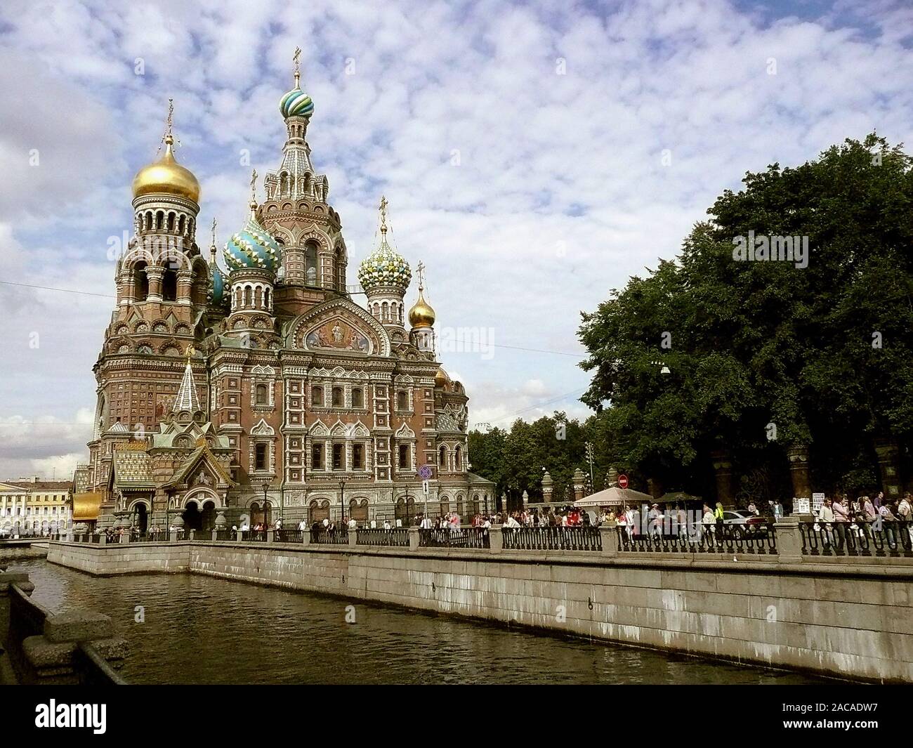 Russia, St. Petersburg, Church of the Redeemer Stock Photo