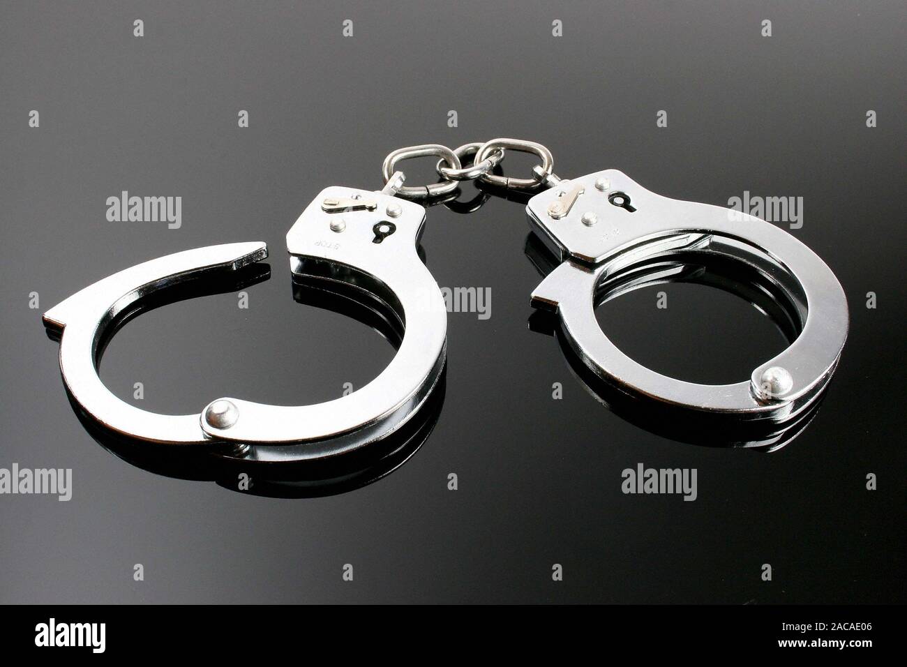 Handchells - hand cuffs Stock Photo