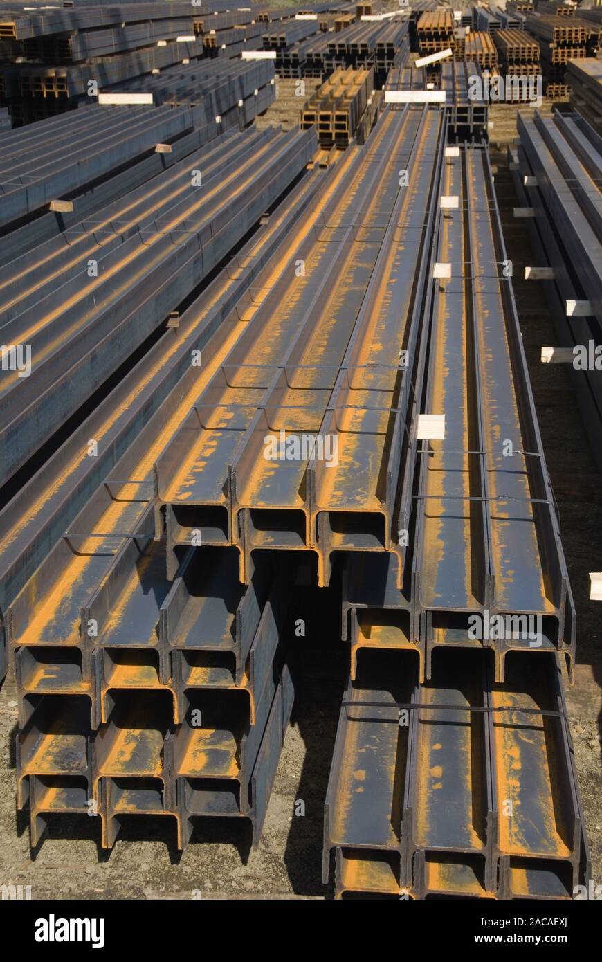 steel girders Stock Photo