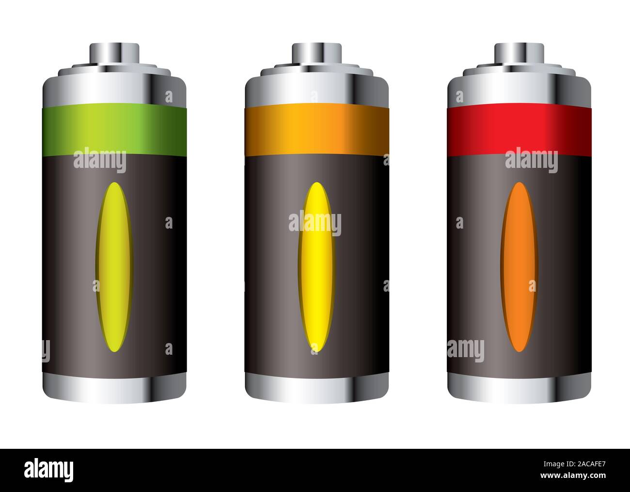 battery green power Stock Photo Alamy