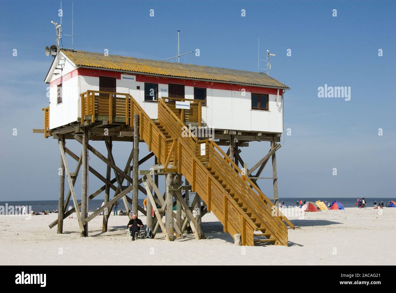 lake dwellings Stock Photo