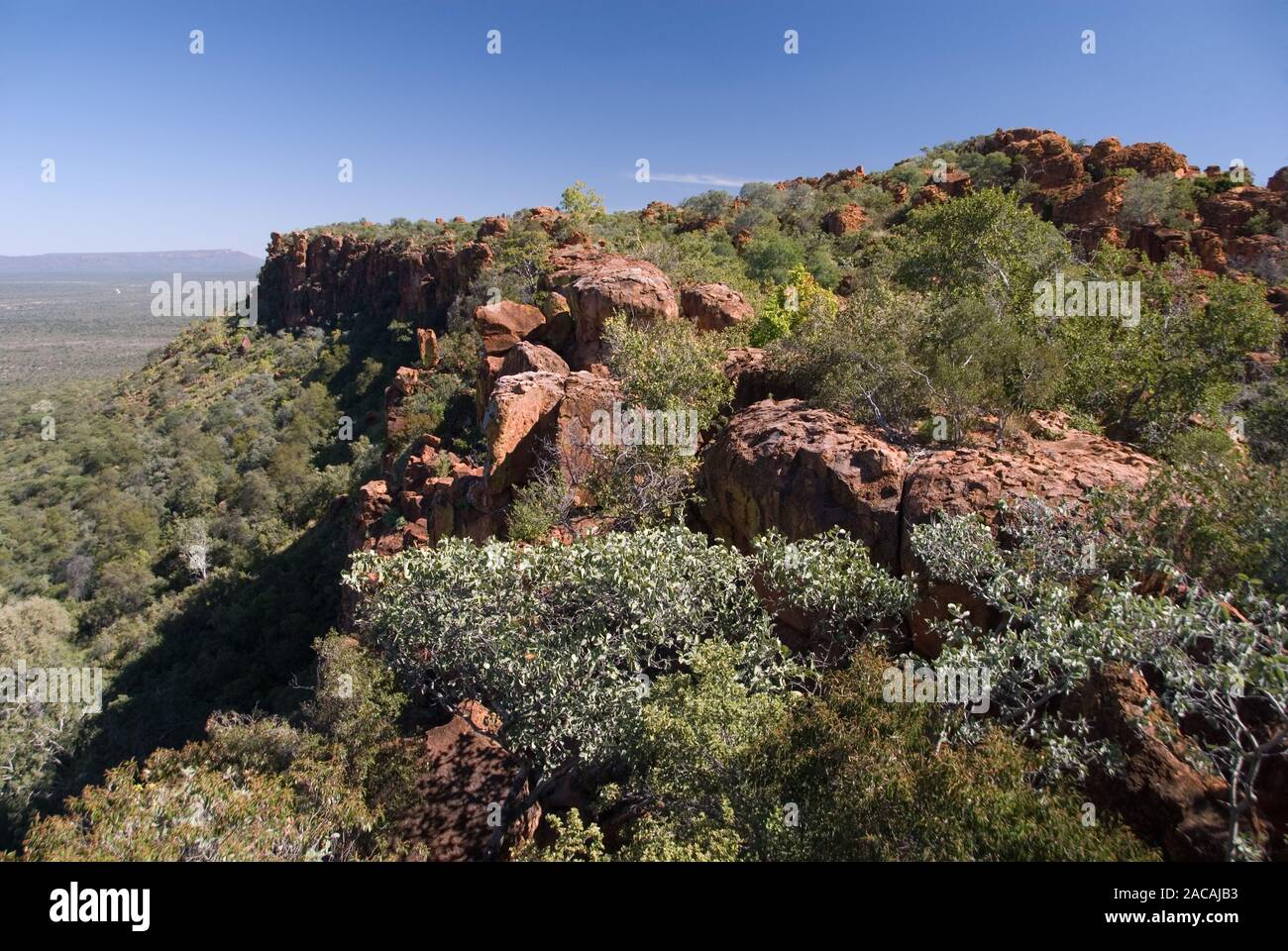 View from Waterberg Plateau Stock Photo