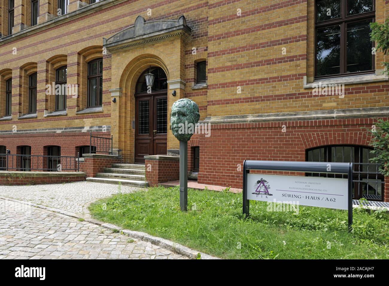 Entrance to the Institute for Climate Impact Research, PIK, Potsdam, Brandenburg Stock Photo