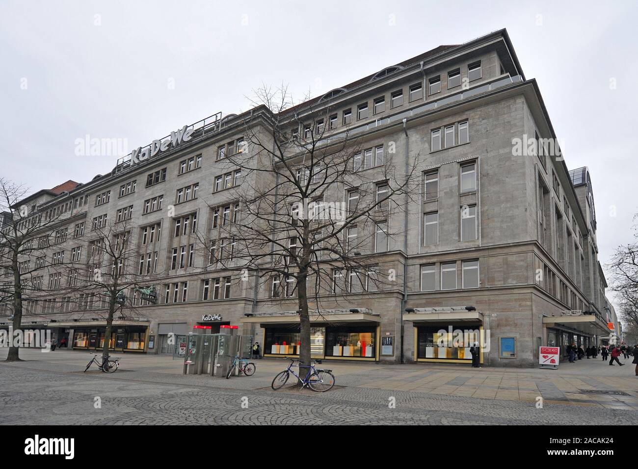 Entrance KaDeWe, Department Store of the West, Berlin, Germany, Europe  Stock Photo - Alamy