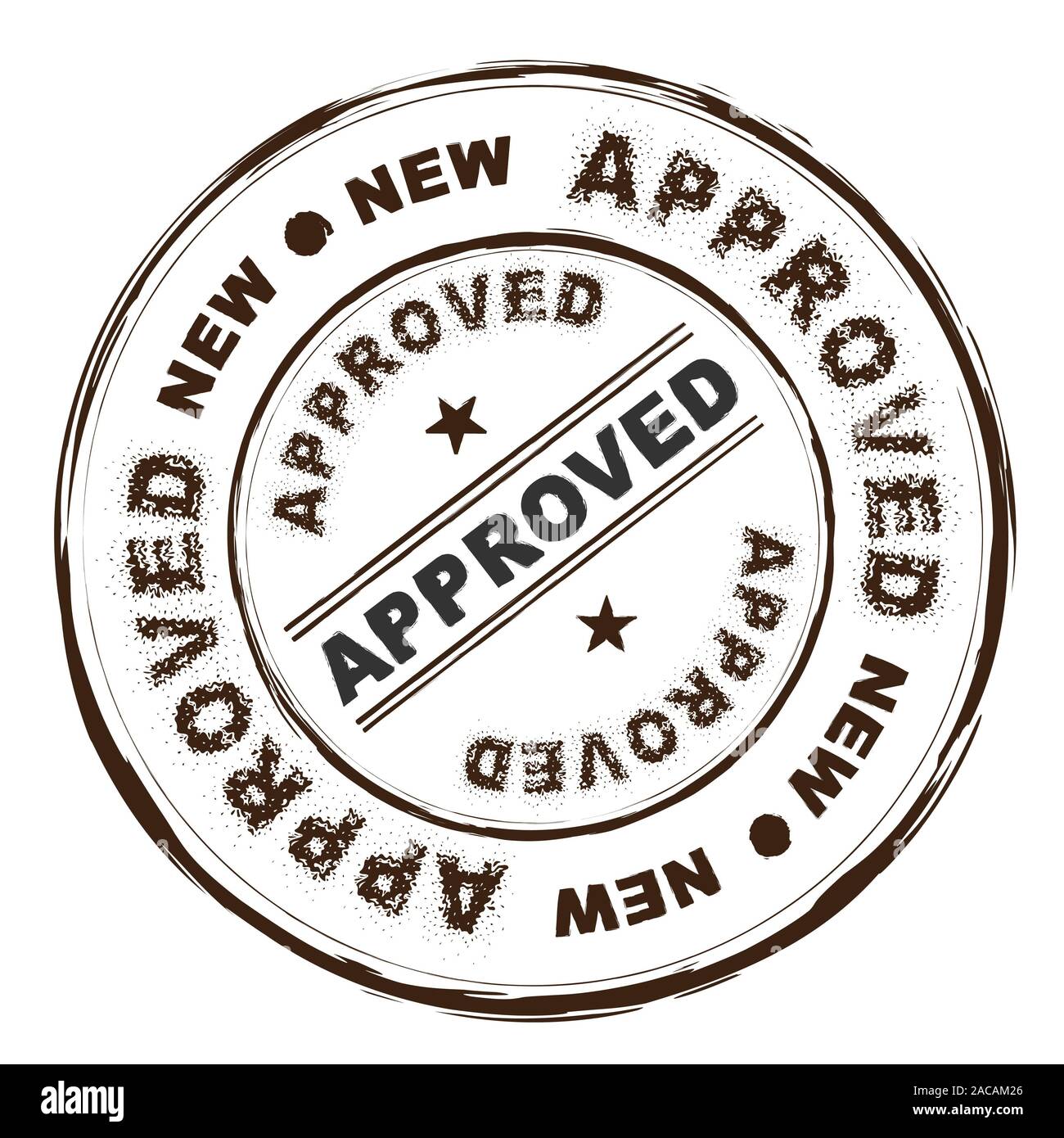 approved ink stamp Stock Photo - Alamy