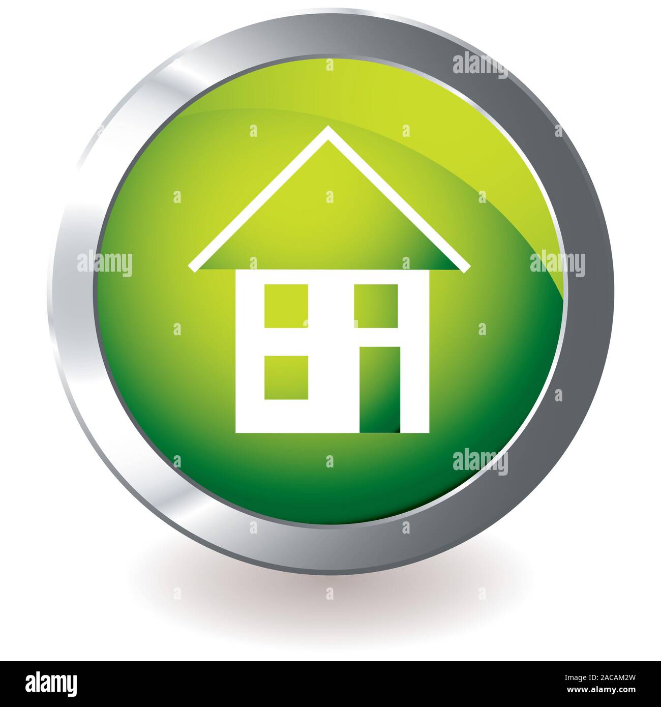 green icon house Stock Photo