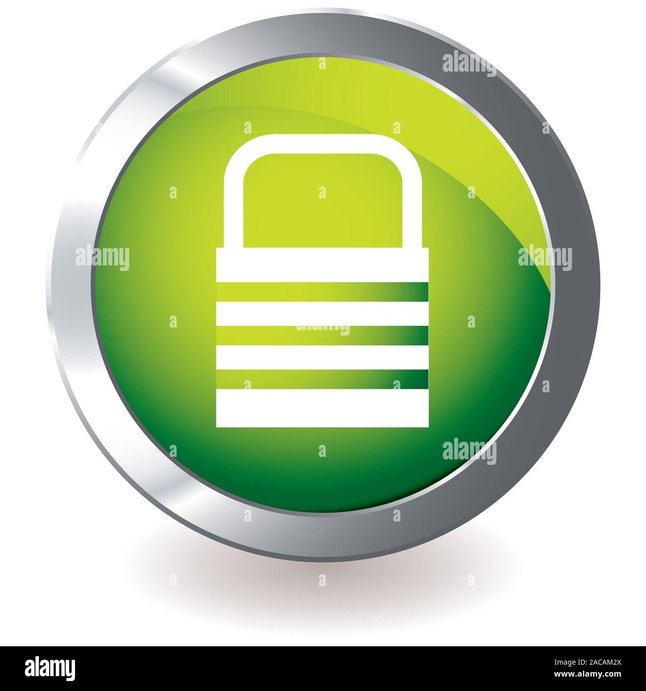 green icon lock Stock Photo