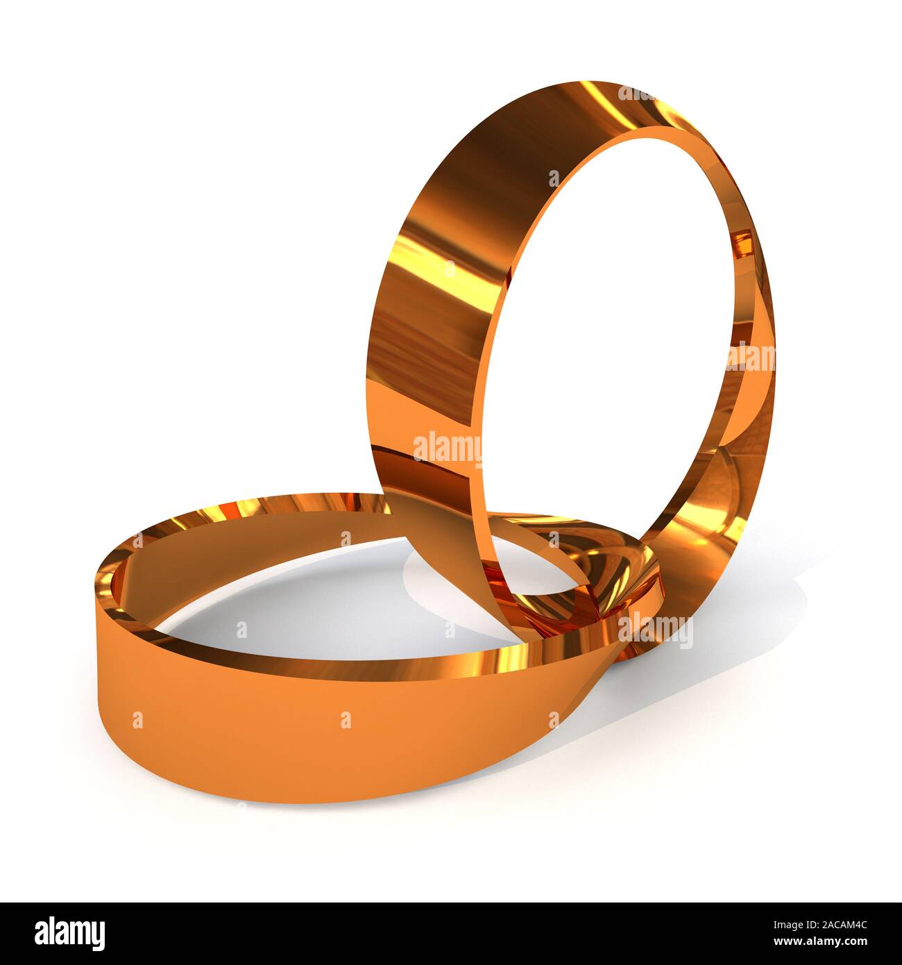 twisted wedding rings Stock Photo Alamy