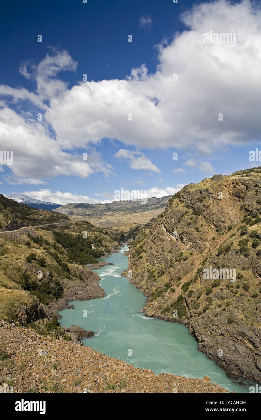 Fluss Rio Baker, Patagonien, Chile, river Rio Baker, Patagonia, Chile Stock  Photo - Alamy