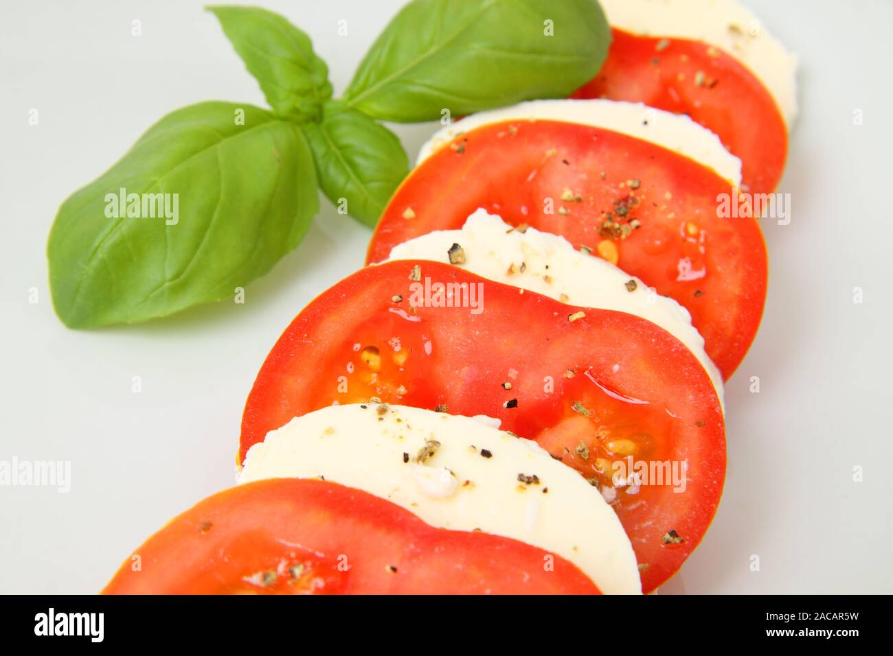 Tomato and Mozzarella Stock Photo Alamy