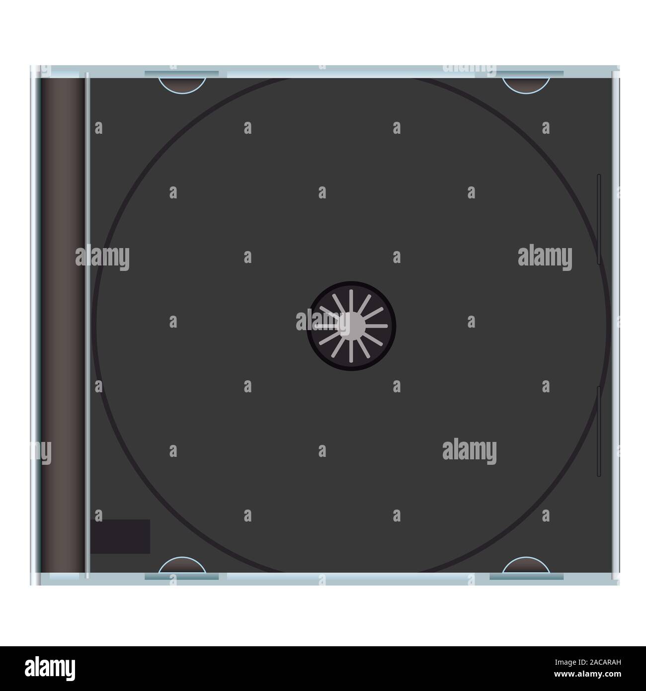 blank cd case black Stock Photo Alamy