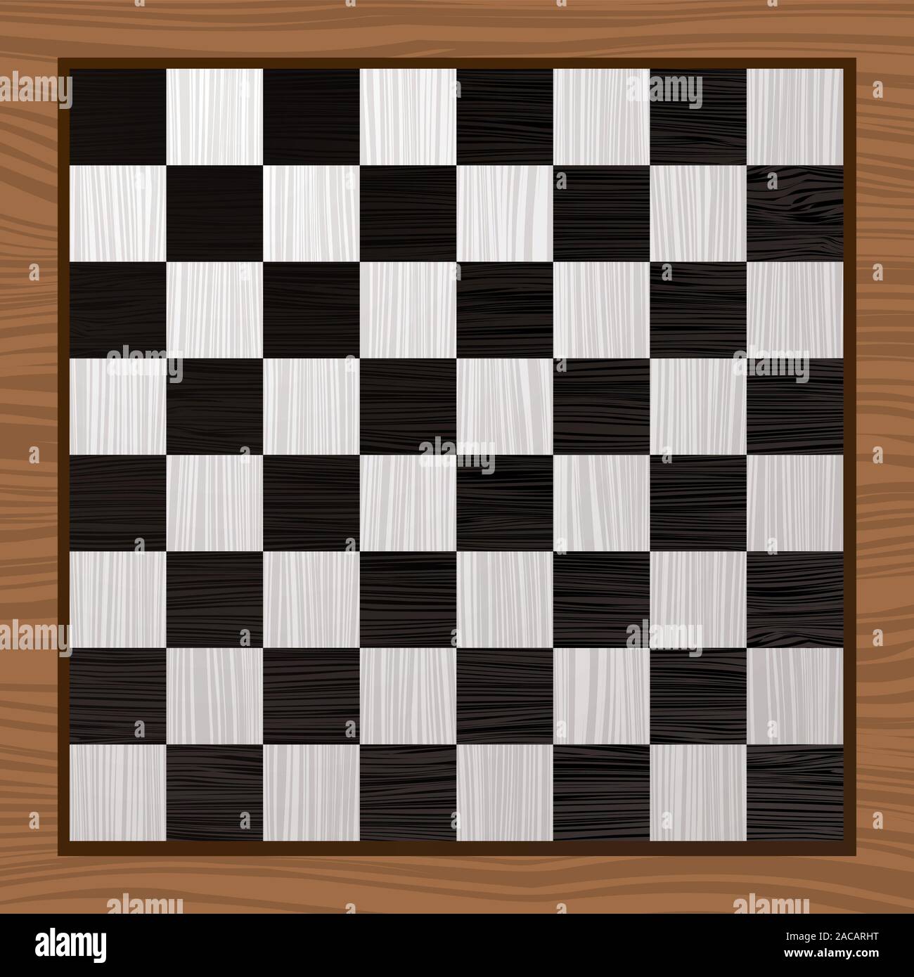 Checkered Fabric by The Yard, Empty Checkerboard Wooden Seem Mosaic Texture Image Chess Game Hobby Theme,Square East Urban Home