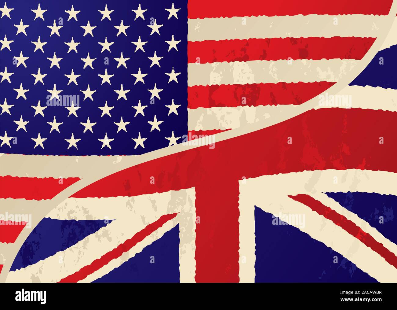 usa british grunge flag Stock Photo - Alamy