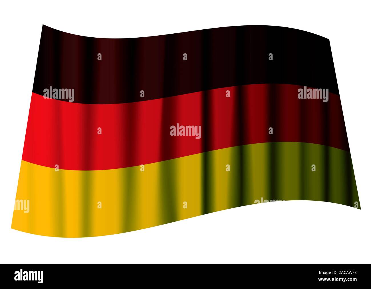 german flag ripple Stock Photo
