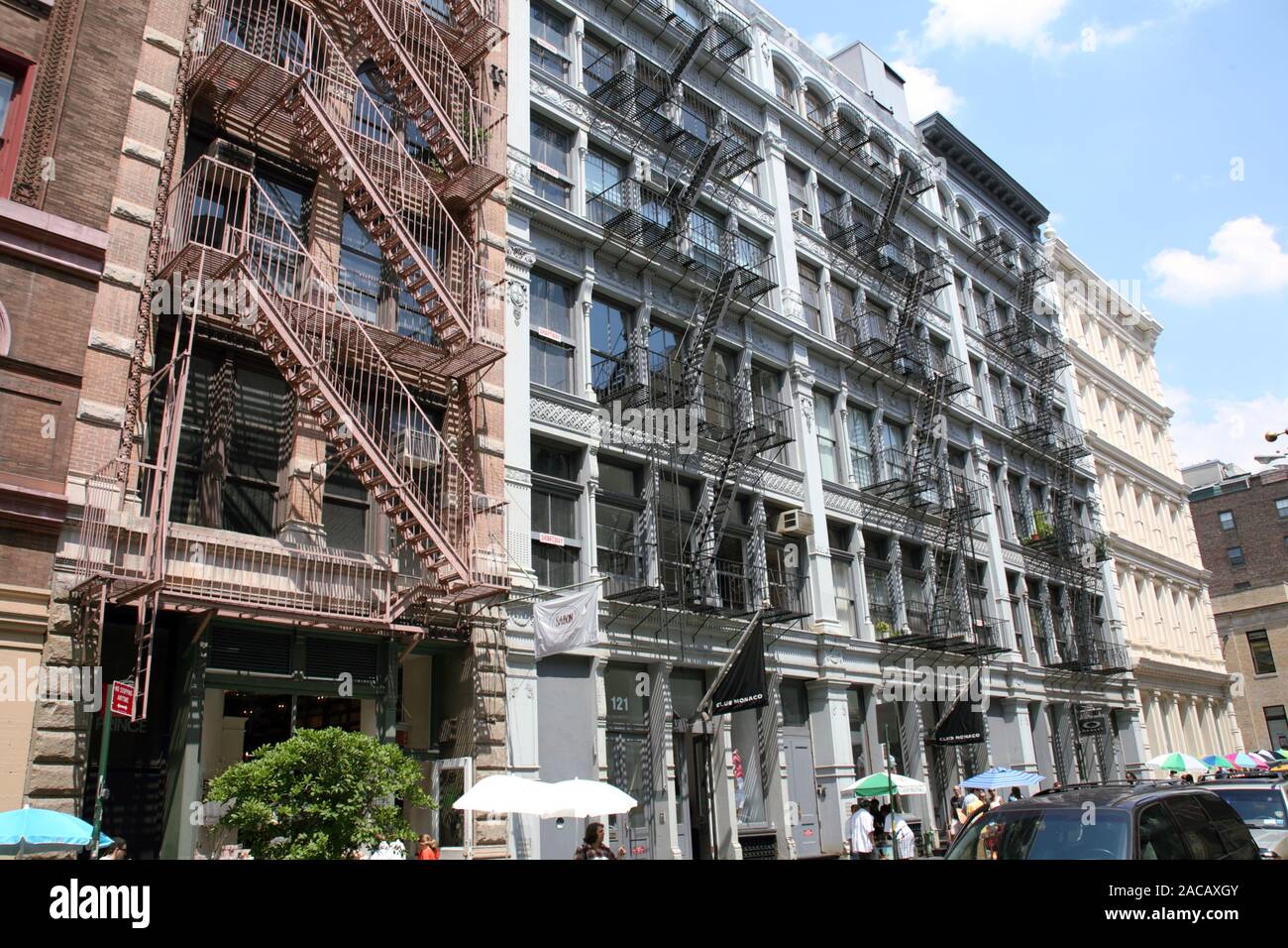 USA,New York, Greene Street, Soho Stock Photo Alamy