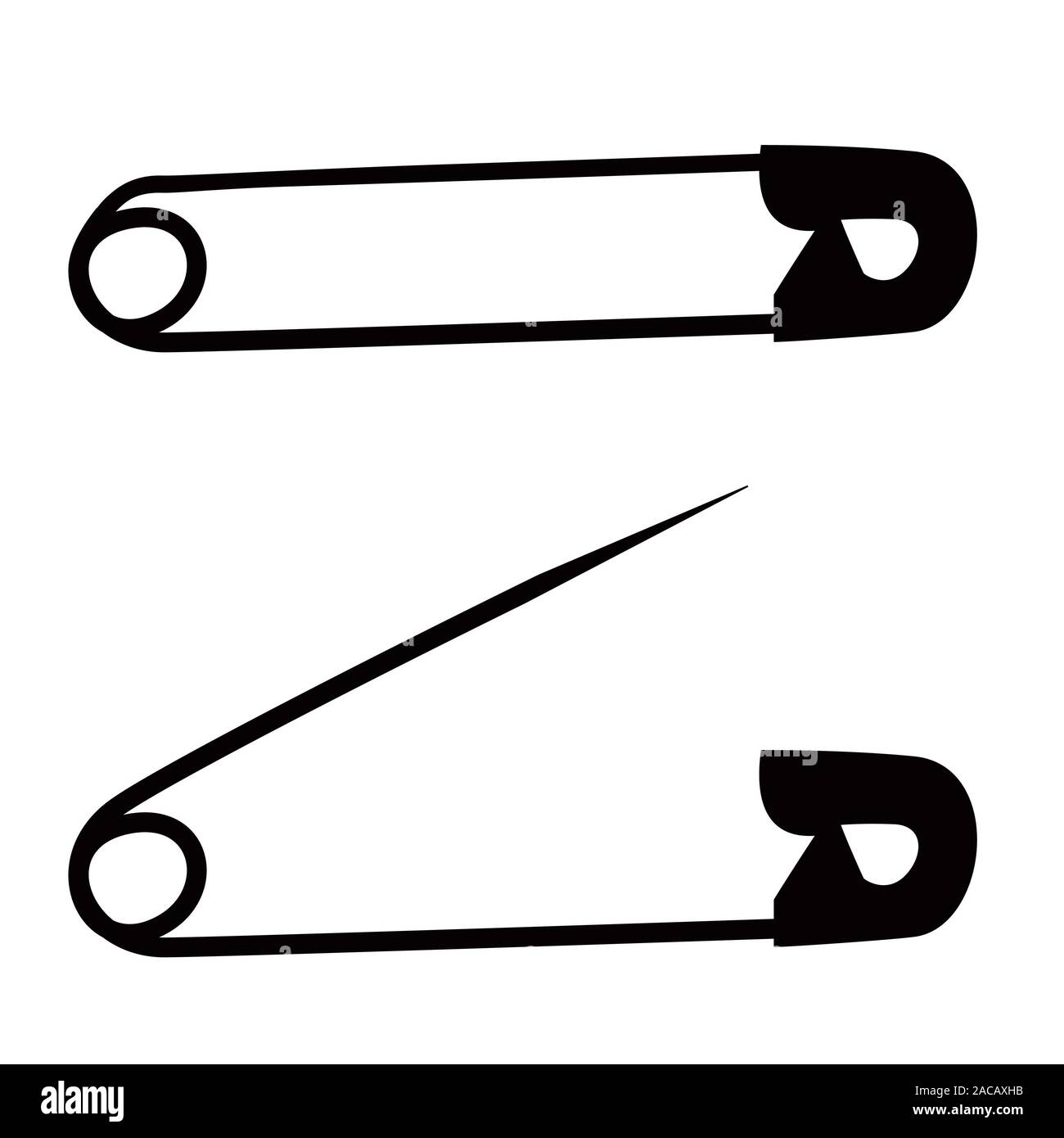 Safety pin icons hires stock photography and images Alamy