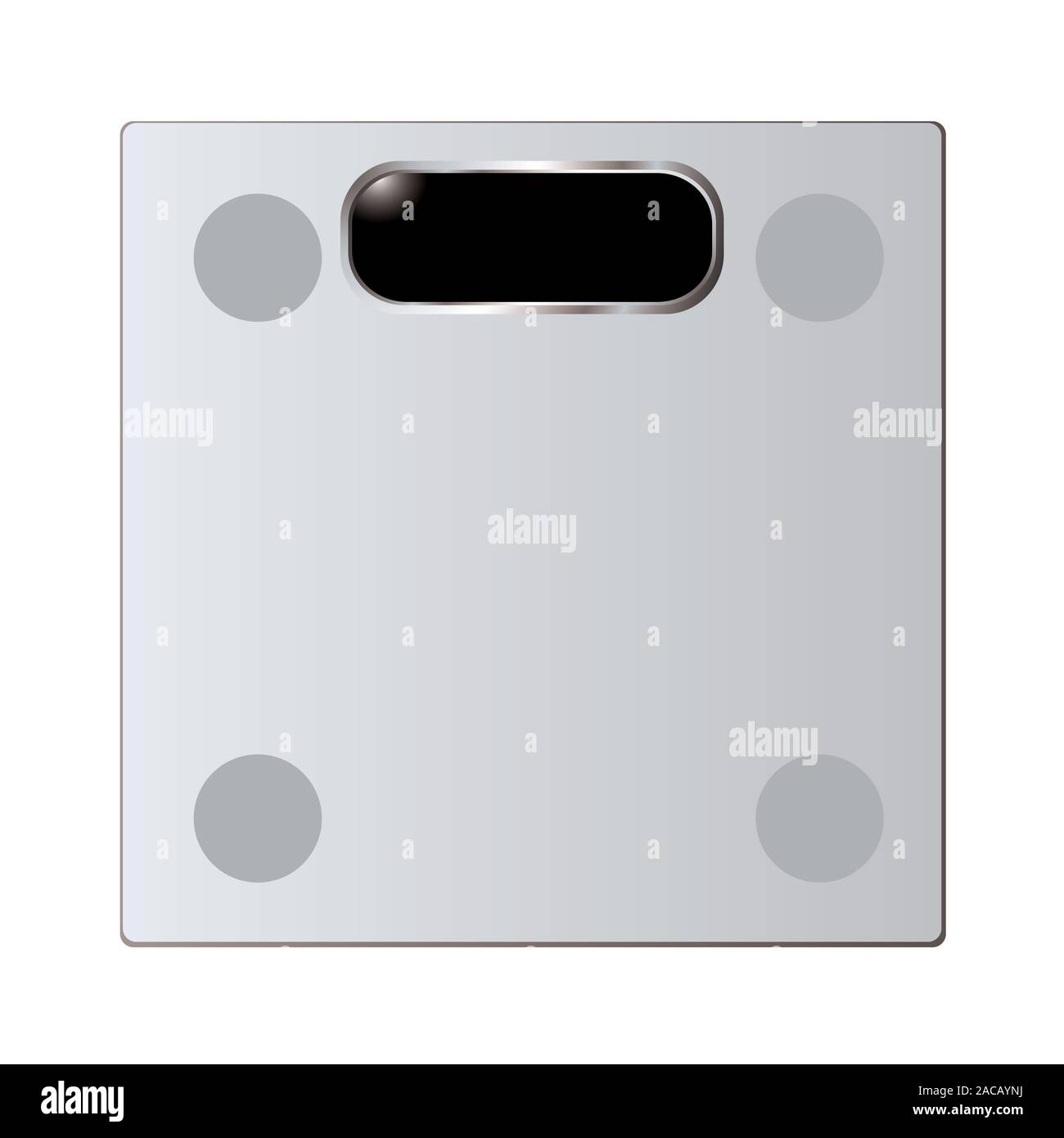 Glass bathroom scales modern Stock Photo Alamy