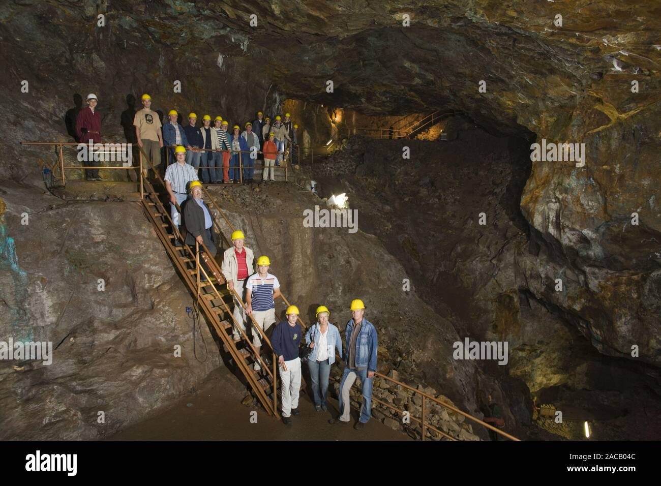 Copper Mine in Fischbach on the Nahe River, Germany Stock Photo