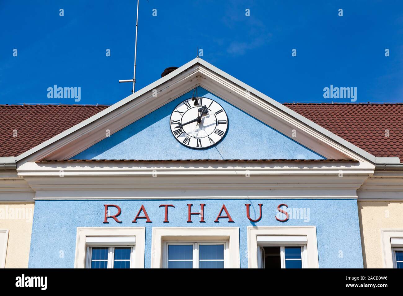 City Hall Stegersbach Burgenland Stock Photo Alamy