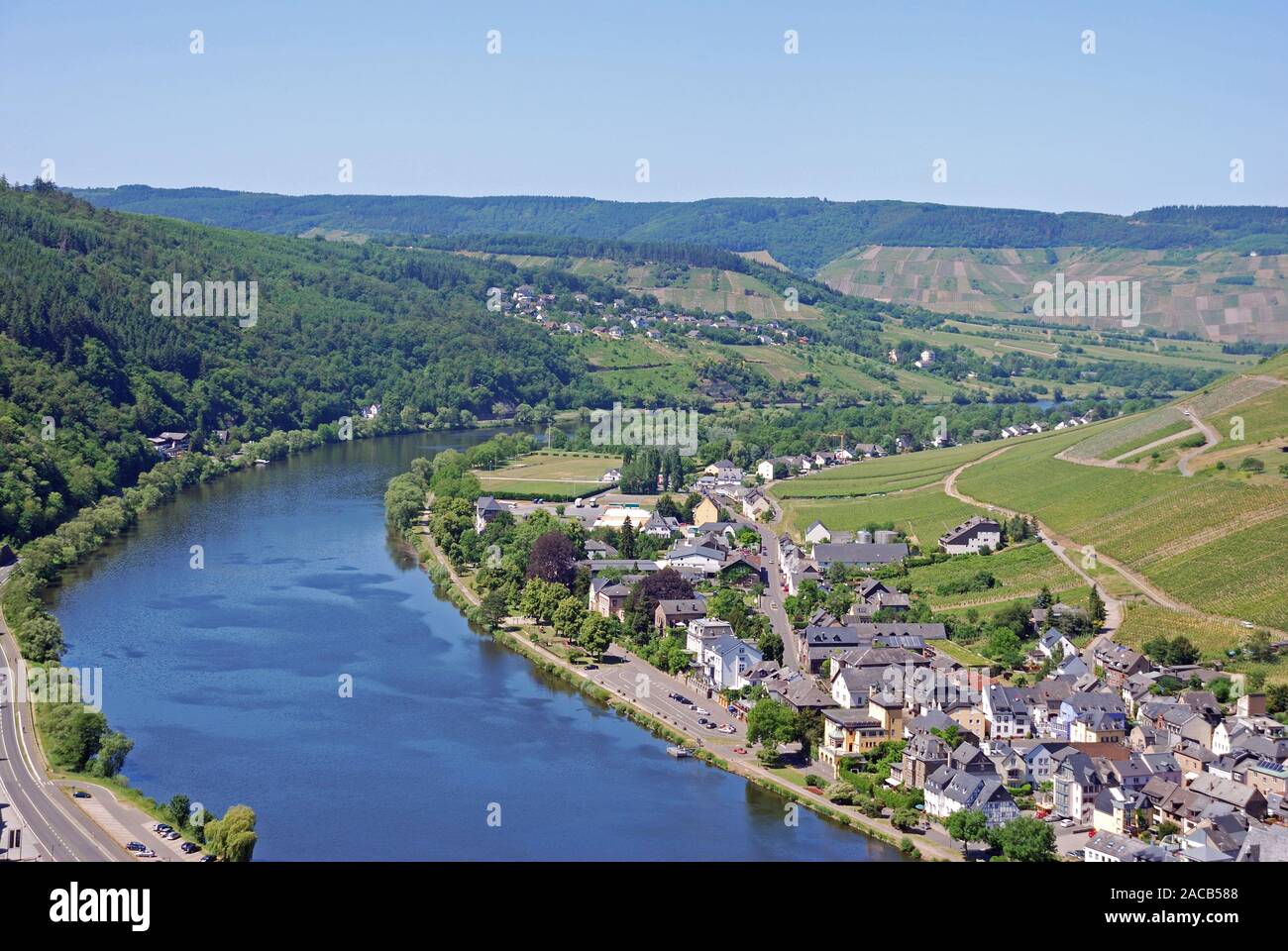 Traben-Trarbach, Mosel, district Bernkastel-Wittlich, Rhineland-Palatinate, Germany, Europe Stock Photo