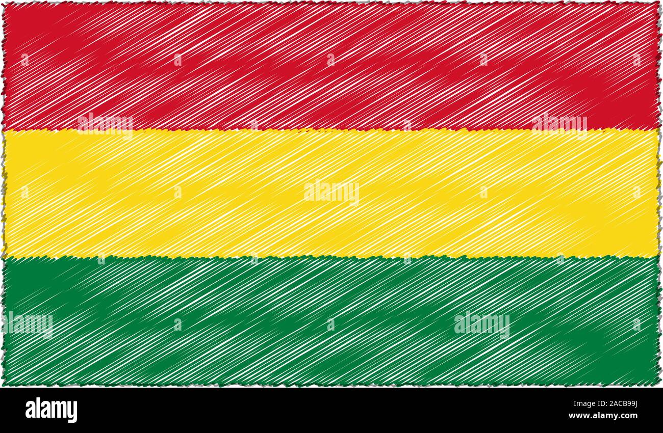 Get Bolivia Flag Drawing Background
