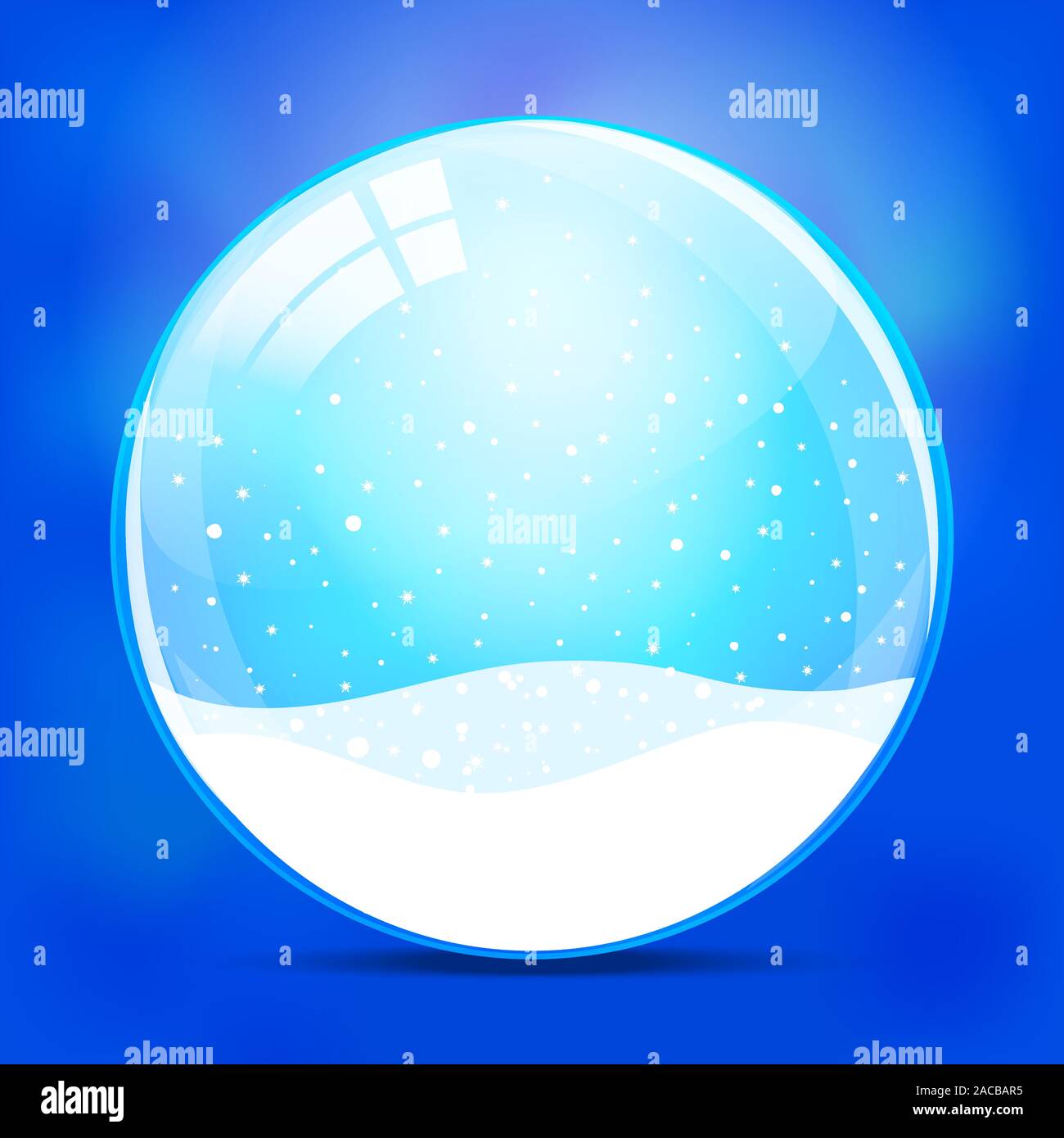 snow globe vector Stock Vector Image & Art Alamy