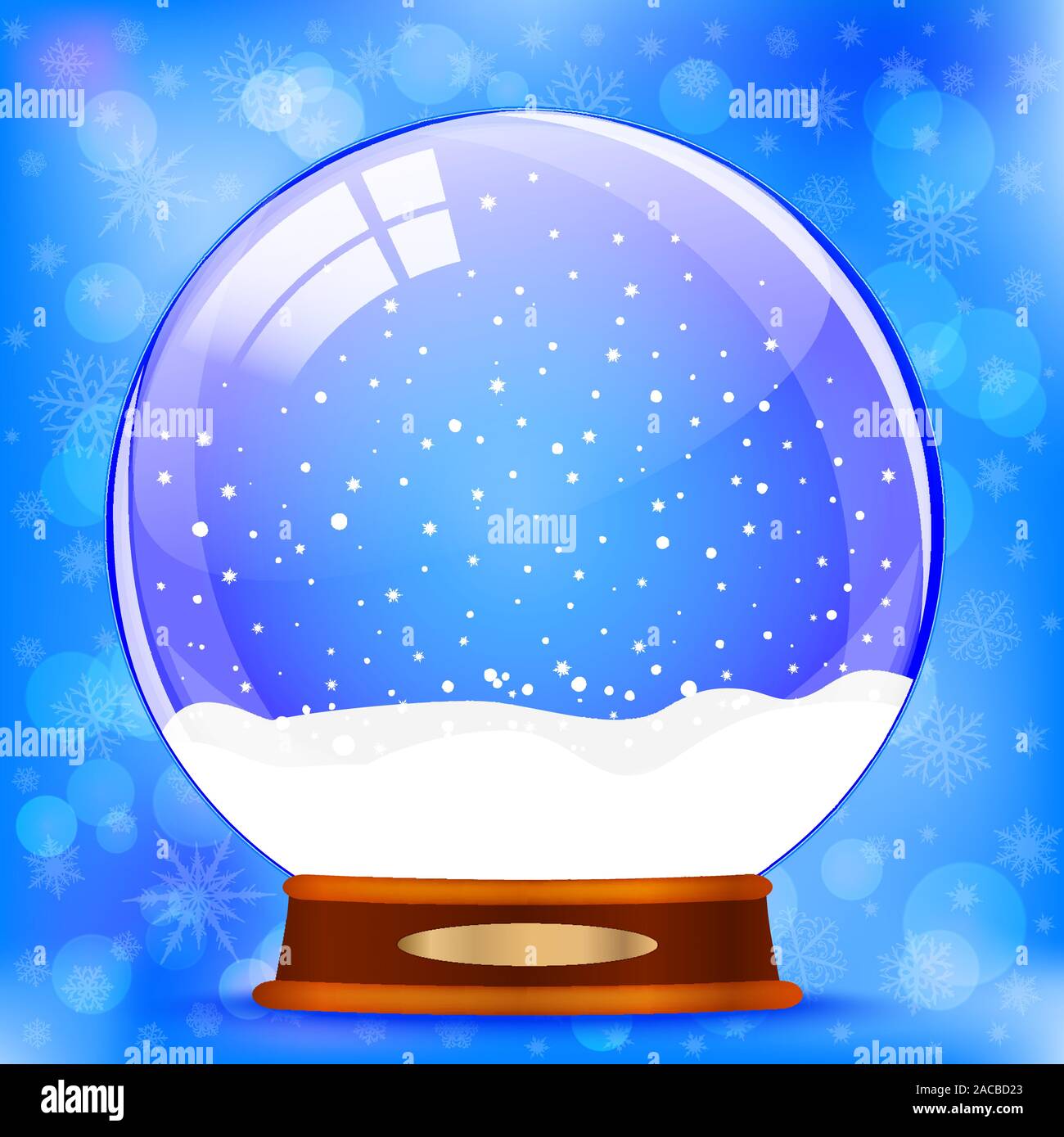 Snow sphere Stock Vector Images Alamy