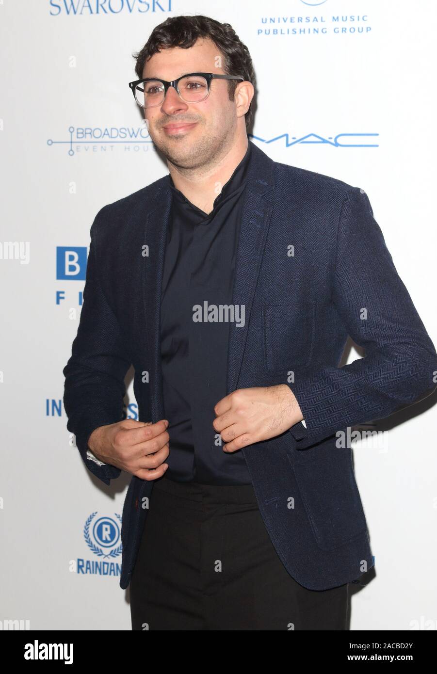 Simon Bird attends the 22nd British Independent Film Awards (BIFAs) at Old Billingsgate in London. Stock Photo