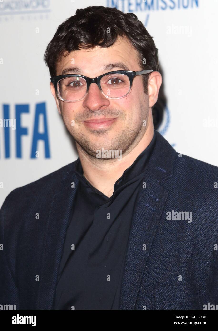 Simon Bird attends the 22nd British Independent Film Awards (BIFAs) at Old Billingsgate in London. Stock Photo