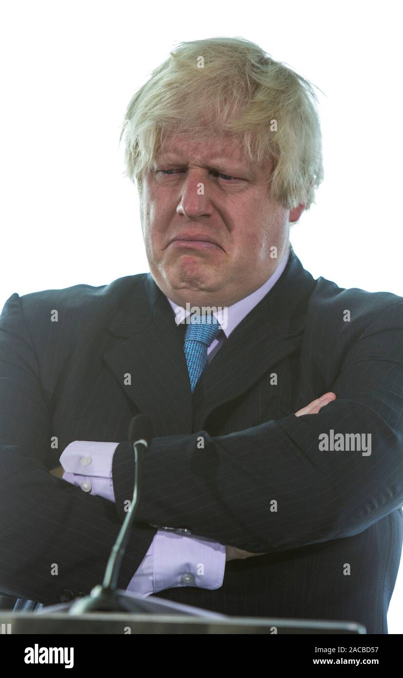 The Mayor of London Boris Johnson launching the Mayor's challenge of European cities at London's City Hall. Stock Photo