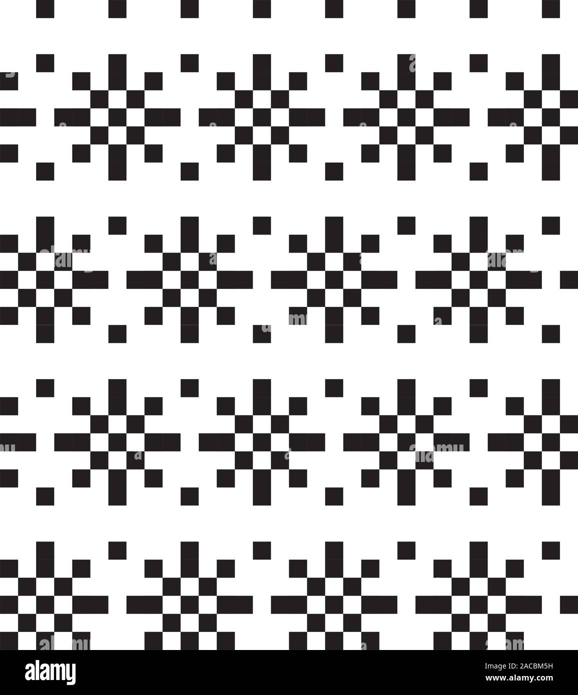 Snowflake Pattern - This is a snowflake pattern suitable for website resources, graphics, print designs, textile Stock Vector