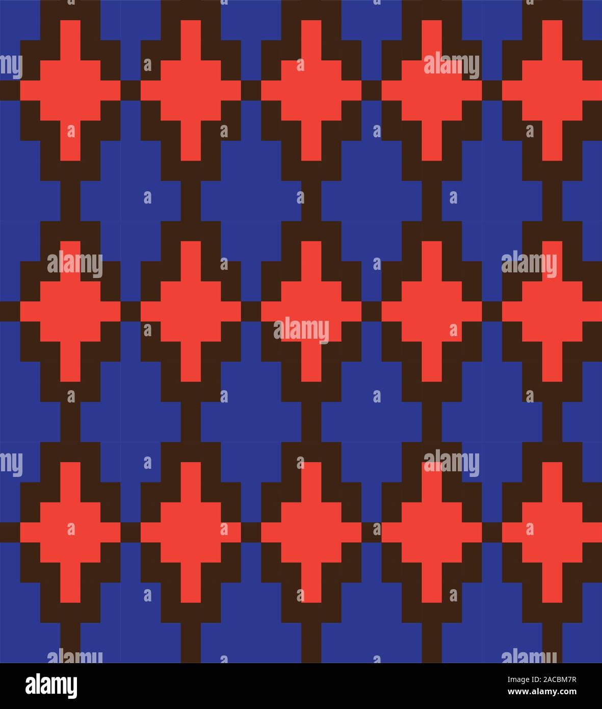 Classic Argyle Seamless Pattern - This is a classic argyle, diamond shape pattern suitable for website resources, graphics, print designs, textiles Stock Vector