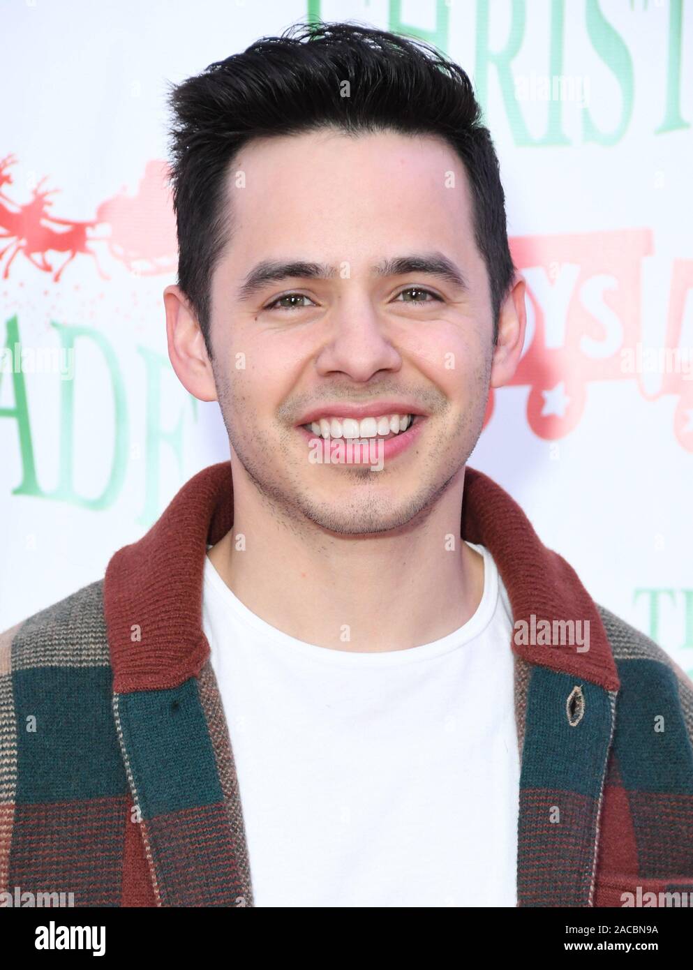 01 December 2019 - Hollywood, California - David Archuleta. The 88th Annual Hollywood Christmas Parade held at Hollywood Blvd. Photo Credit: Birdie Thompson/AdMedia /MediaPunch Stock Photo