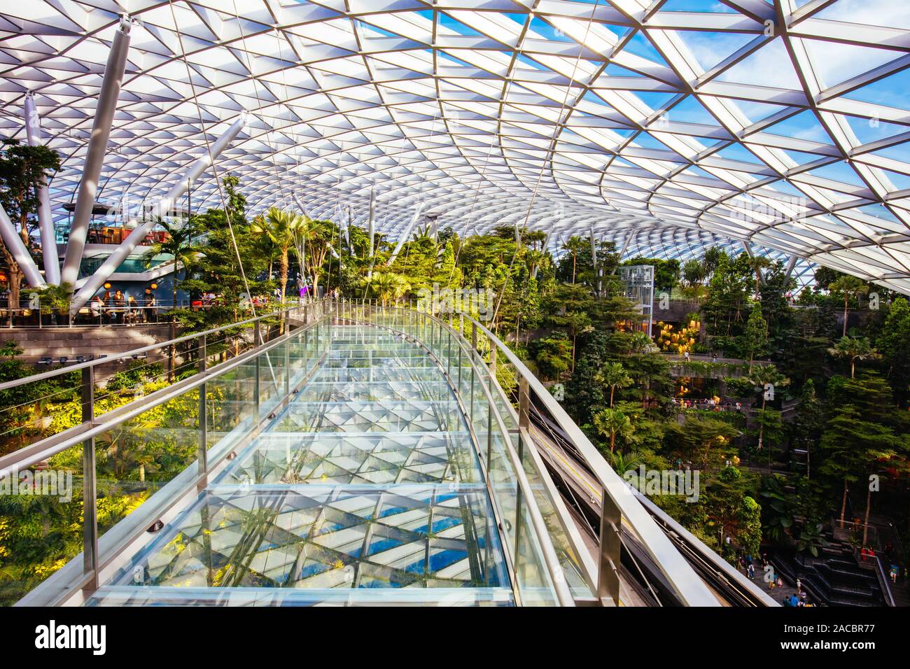 The Iconic Jewel at Changi Airport in Singapore Stock Photo Alamy