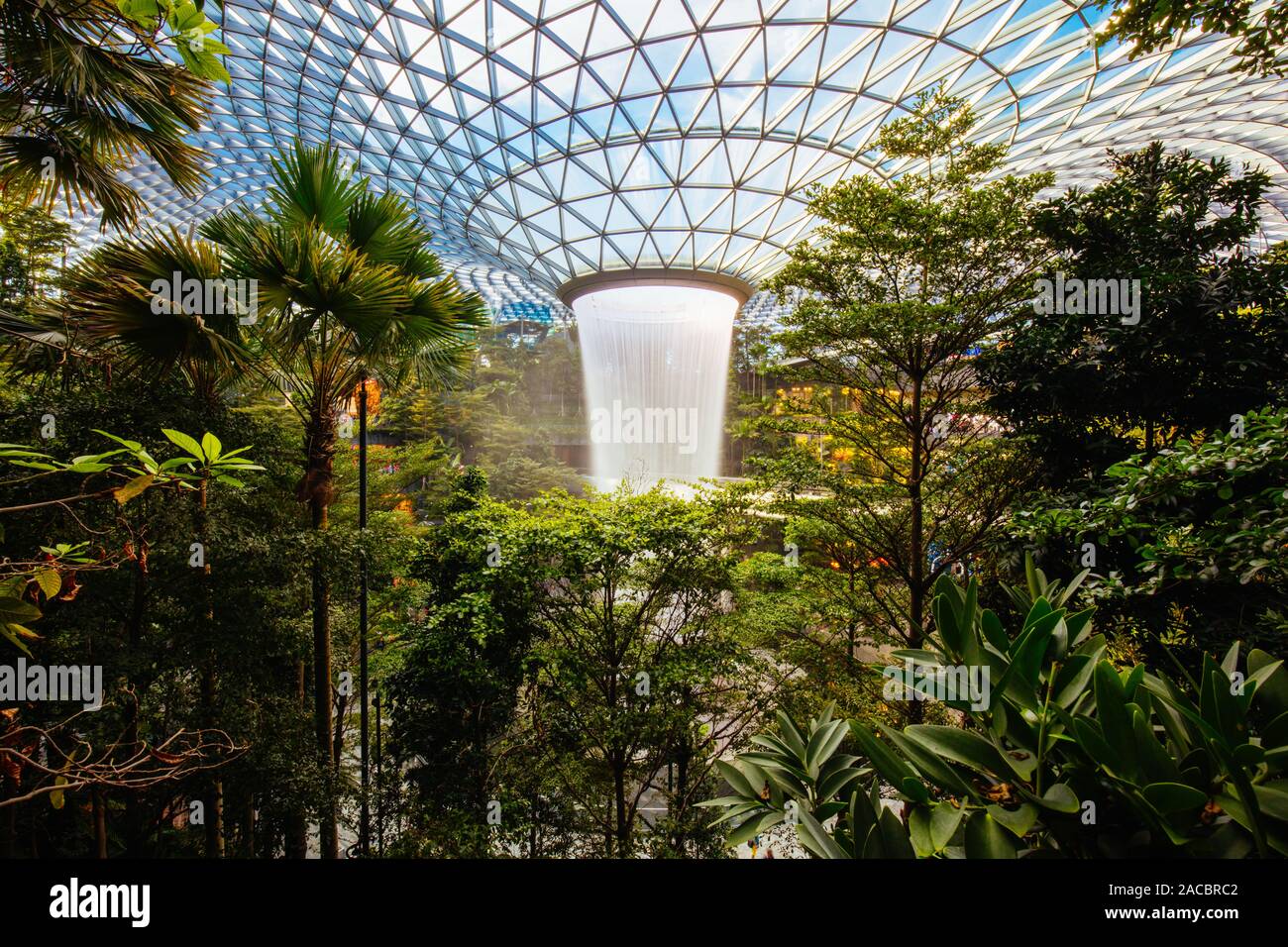 The Iconic Jewel at Changi Airport in Singapore Stock Photo