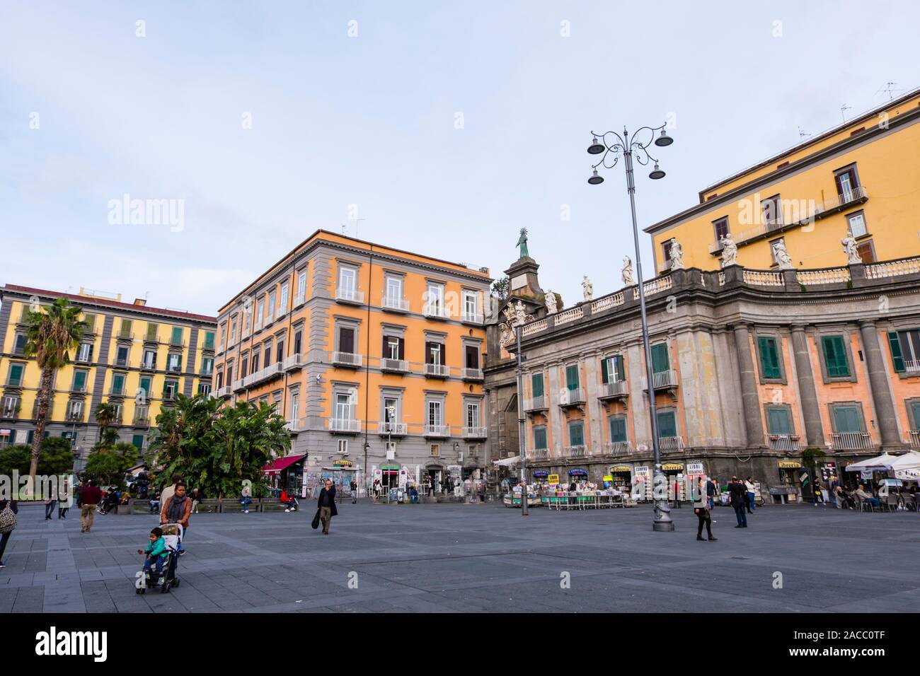 Piazza Dante, Naples, Italy Stock Photo - Alamy