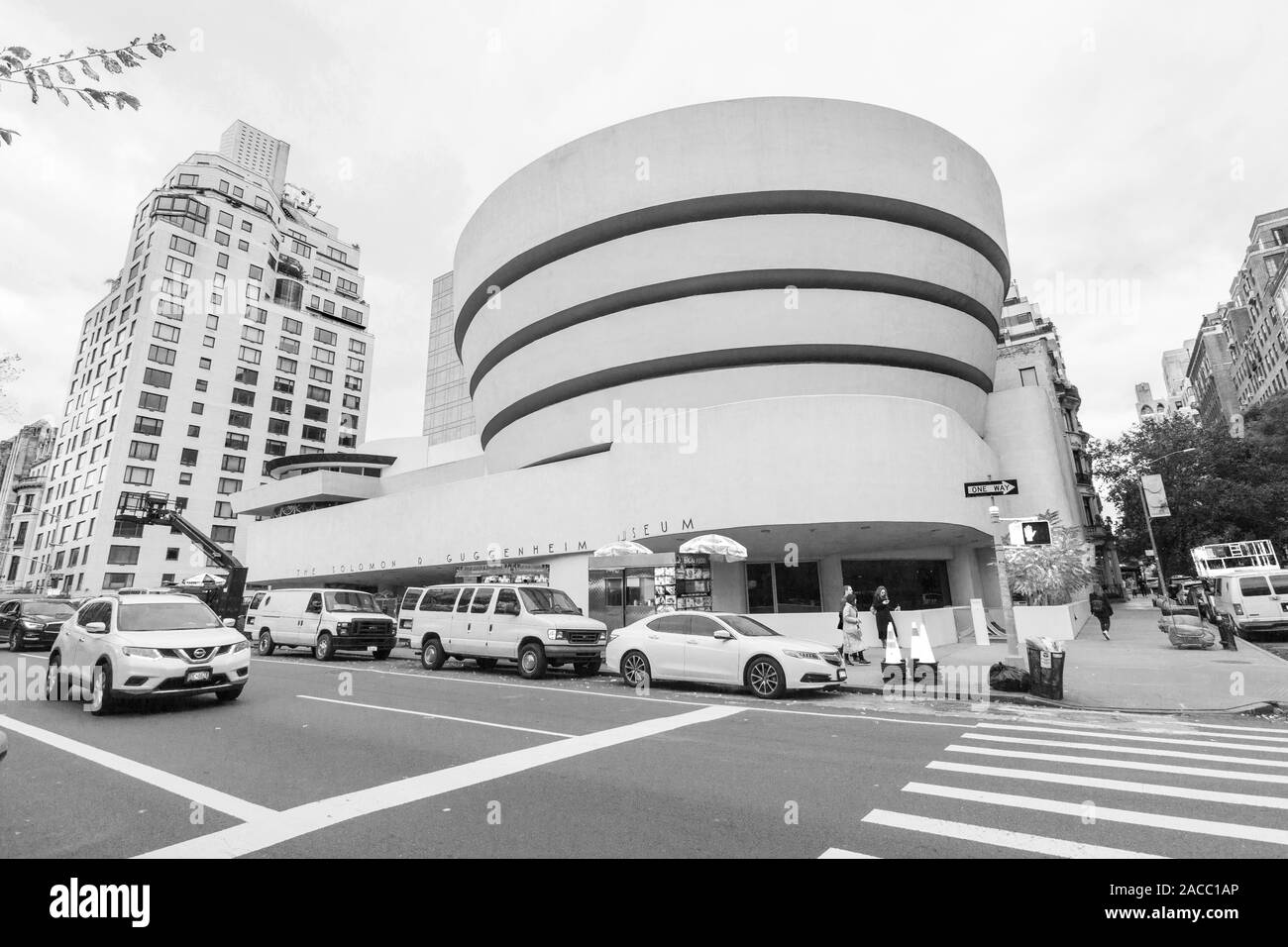 Solomon. R. Guggenheim Museum, 5th Avenue, Manhattan, New York City, NY, United States of America. U.S.A. Stock Photo