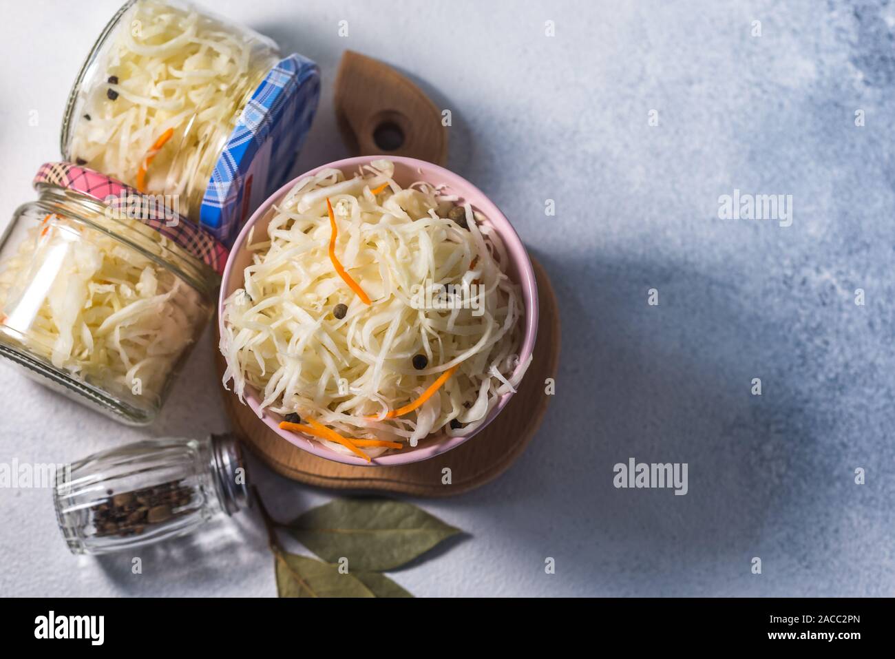 Fermented Sauerkraut Village Vegan Salad In A Glass Jar Healthy fermented-sauerkraut-village-vegan-salad-in-a-glass-jar-healthy