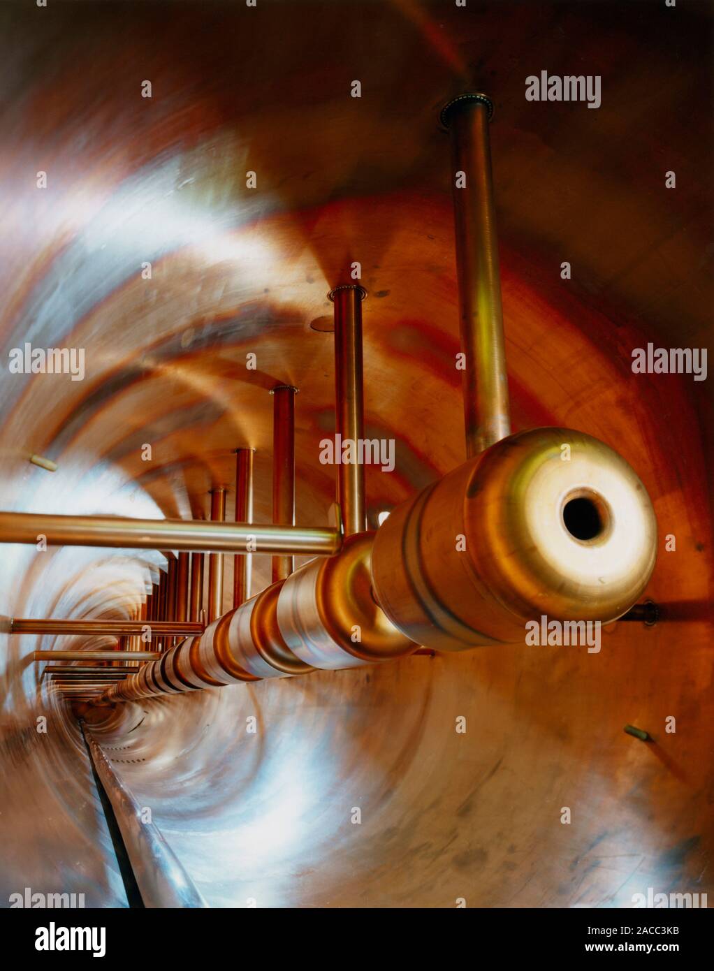 Linac. View of the interior of the Linear Accelerator (Linac) at the ...