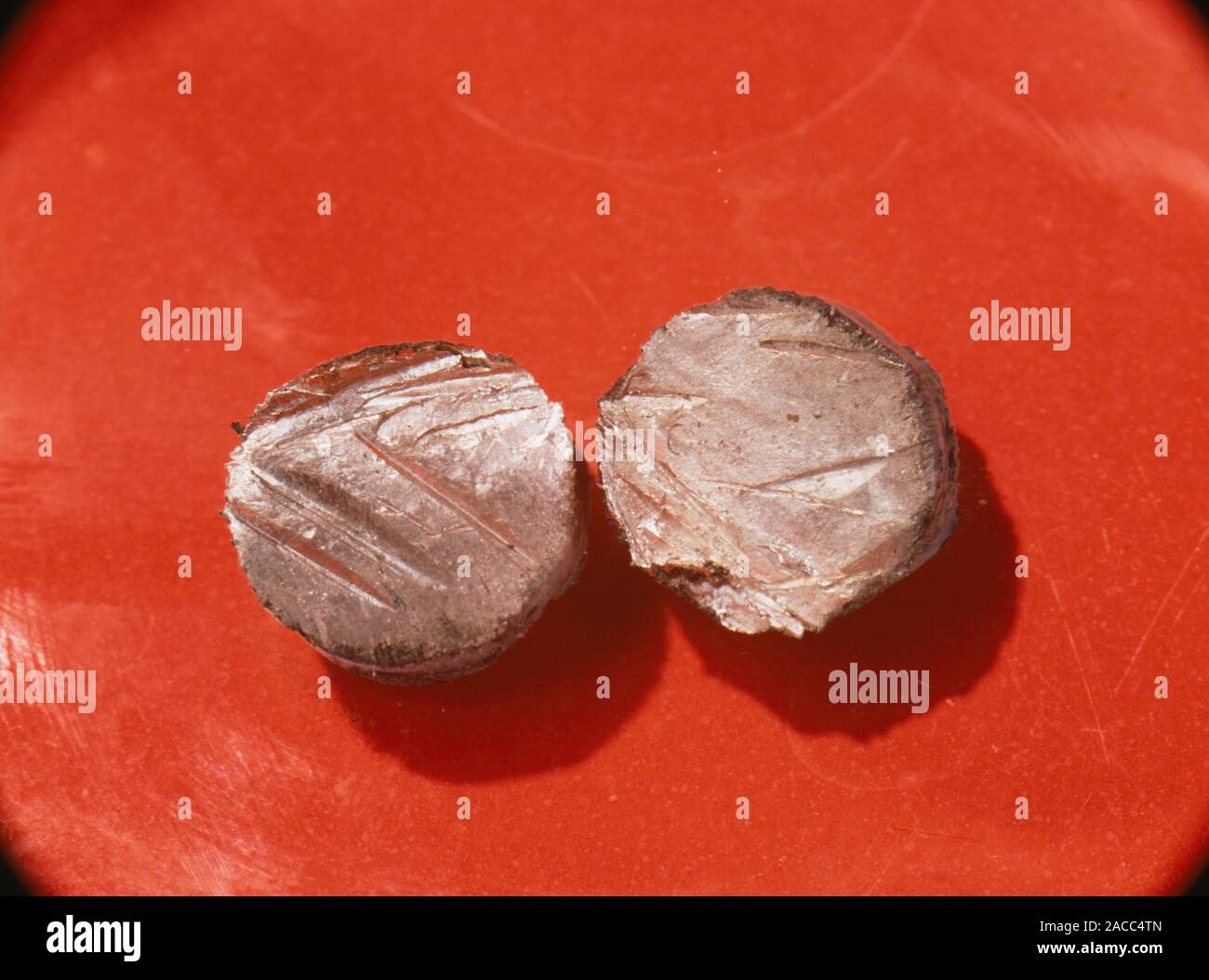 Lithium metal. Freshly cut shiny surfaces of lithium metal. Lithium (Li) is the lightest of the