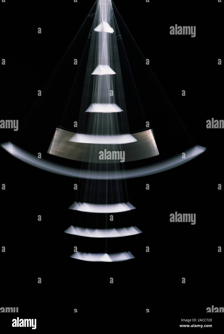 Resonance experiment. Barton's pendulums, used to demonstrate coupling ...