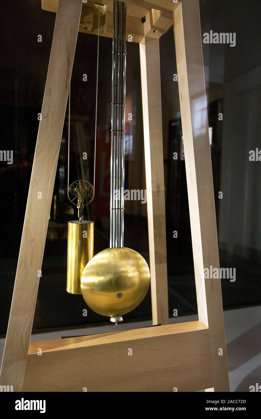 Clock pendulum. A simple pendulum, like those used to drive pendulum