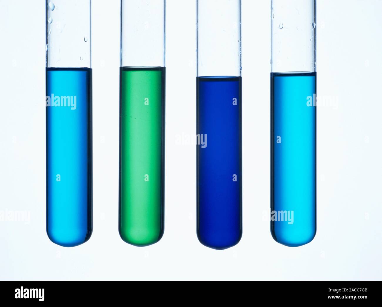 Copper Ion Solutions Solution Of Copper II Ions Cu2 In Copper 