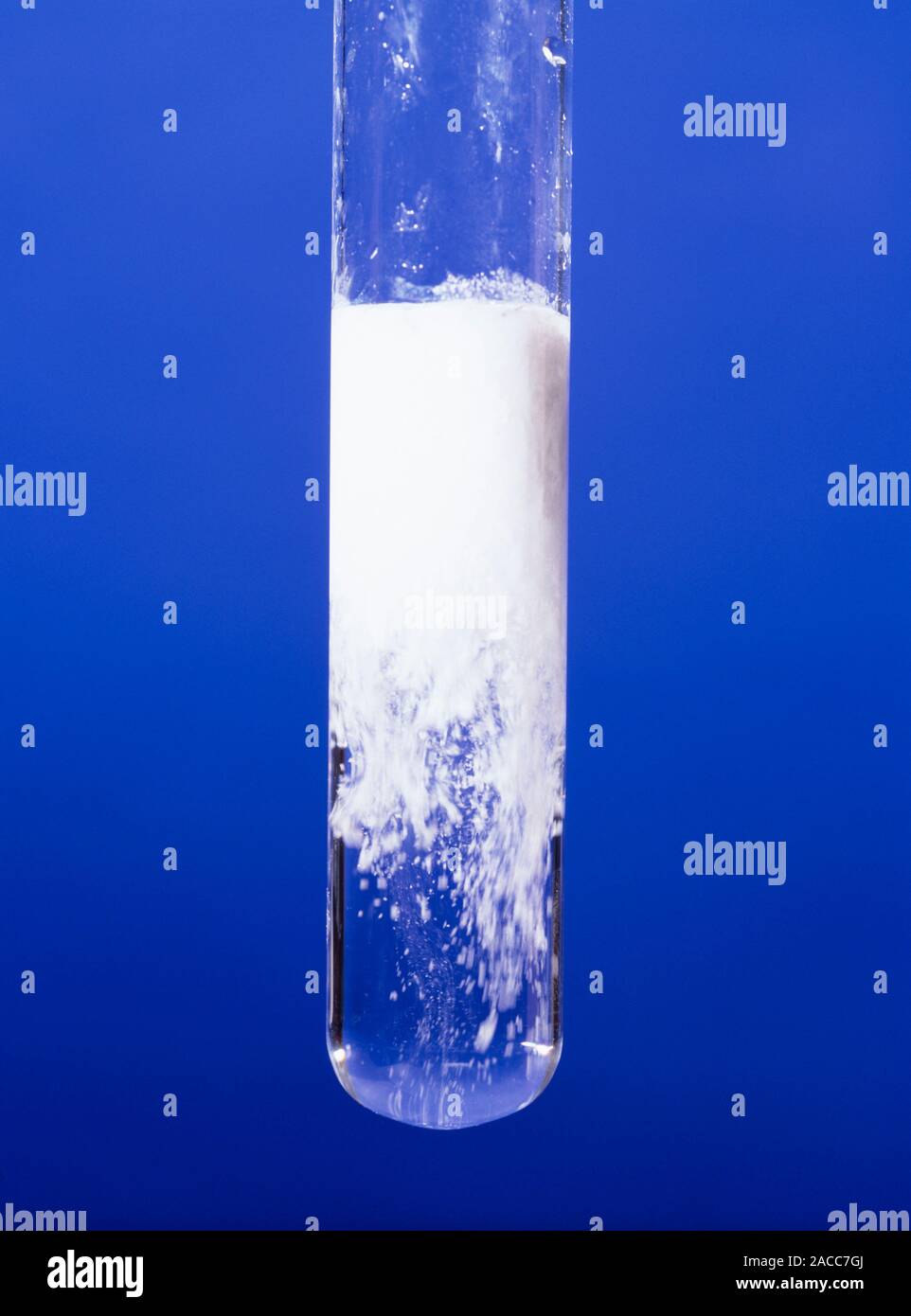 Lead hydroxide precipitate formed by adding sodium hydroxide (NaOH) to a solution containing