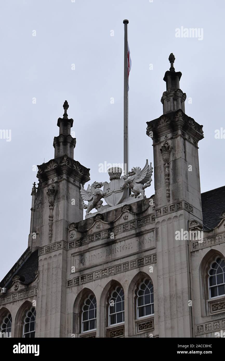 City of London Corporation Guildhall, Guildhall Yard, Moorgate, London EC2 Stock Photo