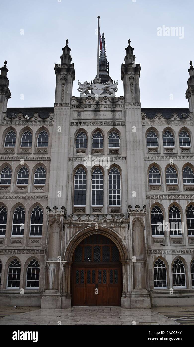 City of London Corporation Guildhall, Guildhall Yard, Moorgate, London EC2 Stock Photo